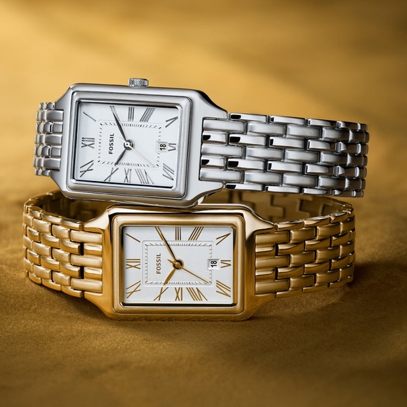 Fossil Raquel Three-hand Date Gold-Tone Stainless Steel Watch, 23mm - Picture 6 of 12